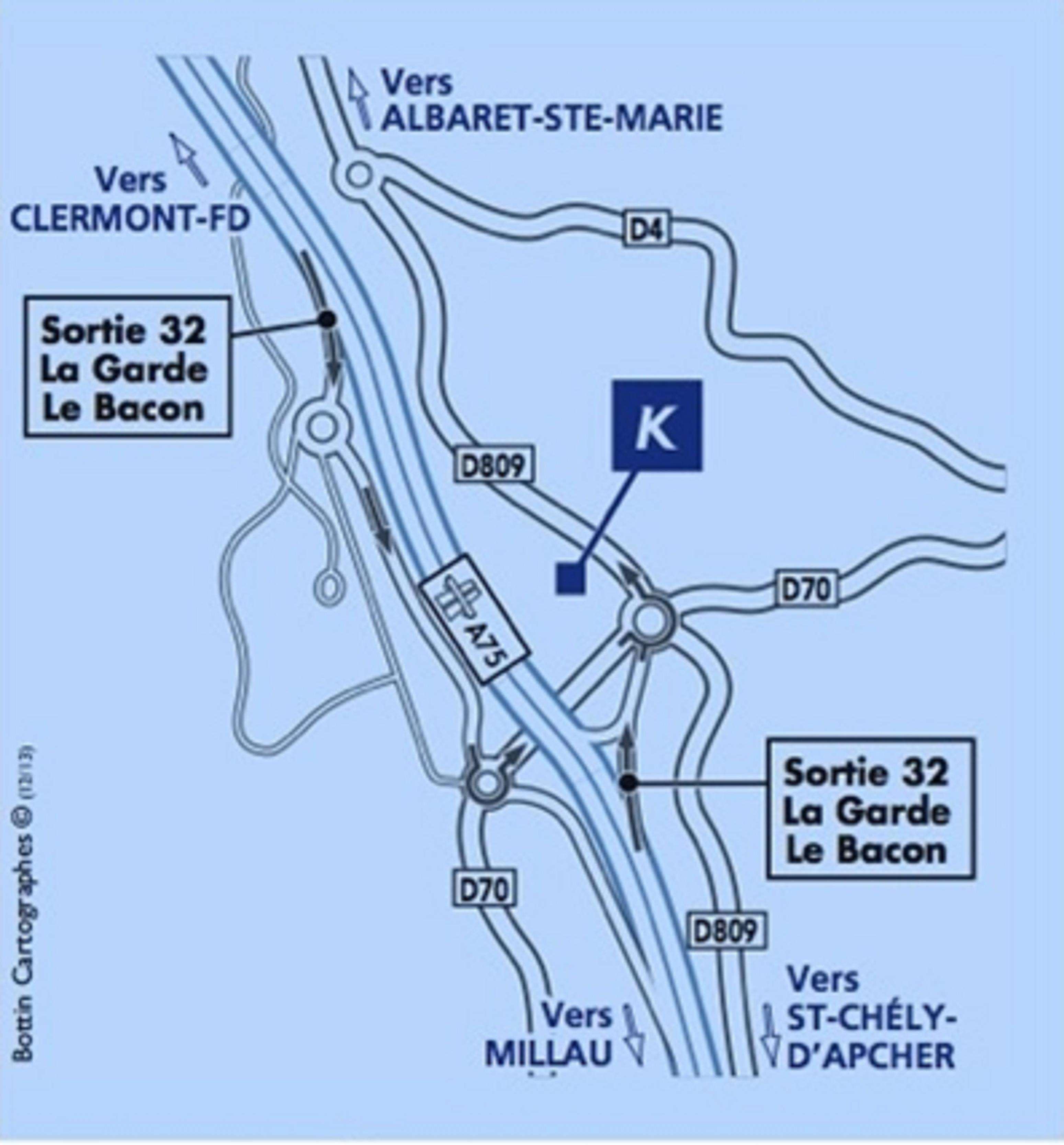 Kyriad Saint Chely D'Apcher - Aire De La Lozere Albaret-Sainte-Marie Exteriér fotografie